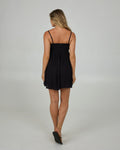 Salty Crew Womens High Tide Mini Dress- Black
