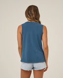 Salty Crew Womens Ombre Wave Muscle Tank Top
