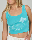 Salty Crew Womens Out To Sea Cropped Tank Top