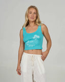Salty Crew Womens Out To Sea Cropped Tank Top