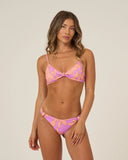 Salty Crew Womens Rose Parade Bikini Top - Violet