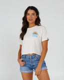 Salty Crew Womens Sundown Crop Tee