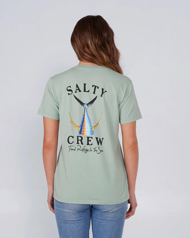 Salty Crew Womens Tailed Boyfriend Tee - Jade