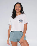Salty Crew Womens The Wave Cropped Tees