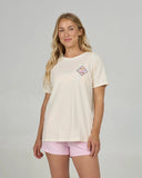 Salty Crew Womens Tippet Boyfriend Tee - Off White