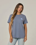 Salty Crew Womens Tippet Fill Boyfriend Tee - Flint