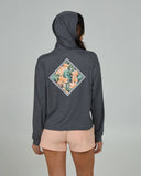 Salty Crew Womens Tippet Fill Tech Hoodie - Charcoal