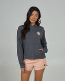 Salty Crew Womens Tippet Fill Tech Hoodie - Charcoal