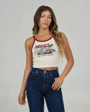 Salty Crew Womens Truck Stop Tank Top - Off White