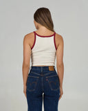 Salty Crew Womens Truck Stop Tank Top - Off White