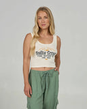 Salty Crew Womens Unscripted Tank Top- Off White