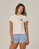 Salty Crew Womens Crabby Modern Tee - Off White