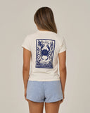 Salty Crew Womens Crabby Modern Tee - Off White
