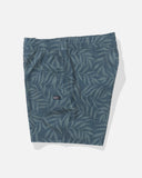 Salty Crew Mens Crew Volley 17" Elastic Waist Trunks - Washed Green