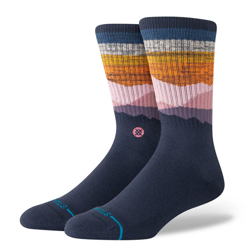 Stance Adult Saddleback Navy Crew Socks