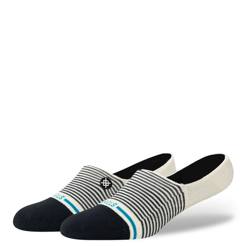 Stance Ministripe Casual No-Show Socks- Canvas