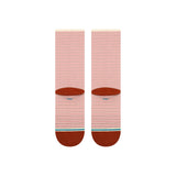 Stance Womens Fortune Casual Crew Socks - Dusty Rose