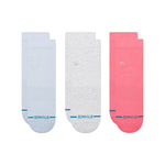 Stance Womens Icon Quarter Socks 3 Pack- Periwinkle