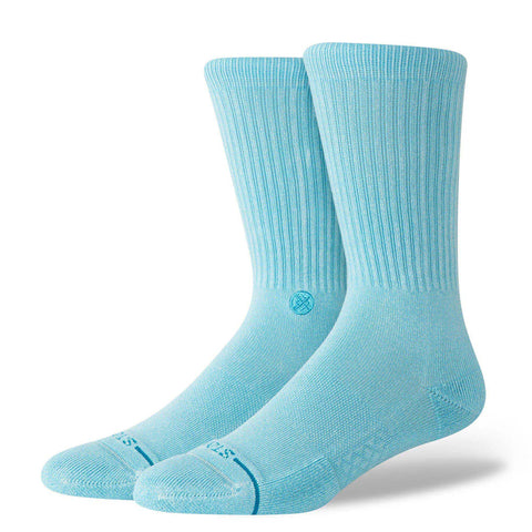 Stance Adult Icon Dyed Crew Socks- Electric Blue