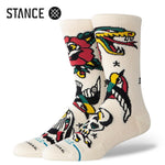 Stance Adult Flash Crew Socks- Canvas