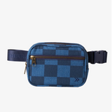 Thread Denim Check Fanny Pack