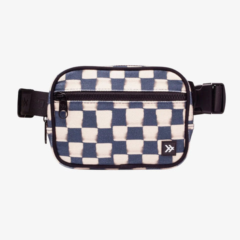 Thread Faded Check Fanny Pack