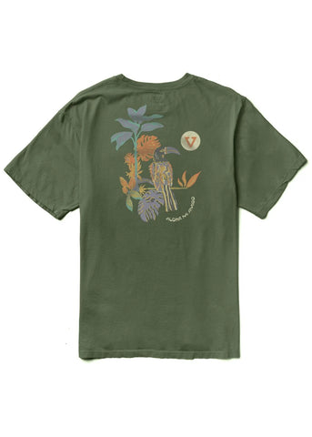 Vissla Big Boys Jungle Jams S/S Tee- Army