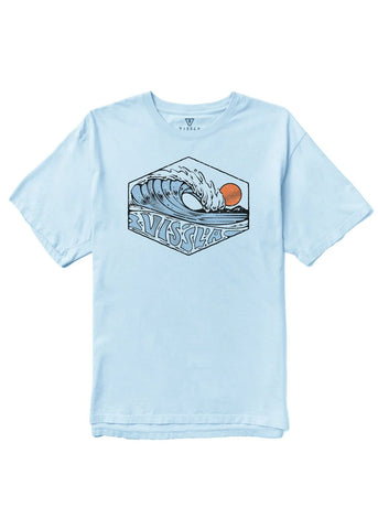 Vissla Little Boys Closeout S/S Tee- Light Blue