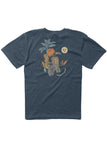 Vissla Little Boys Jungle Jams S/S Tee- Navy Heather