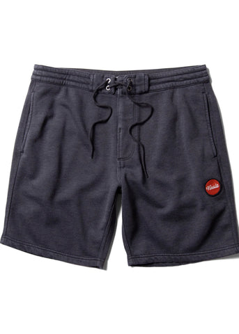 Vissla Mens Solid Sets Eco Sofa Surfer 18.5" Shorts- Black Heather 2