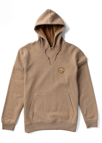 Vissla Mens Solid Sets Pullover Hoodie- Rubber Heather