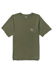 Vissla Mens Surf Goon Saloon Organic Pocket S/S Tee