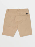 Volcom Big Boys Frickin Cross Shred Static Hybrid Shorts - Dark Khaki