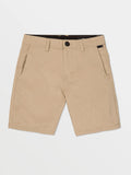 Volcom Big Boys Frickin Cross Shred Static Hybrid Shorts - Dark Khaki