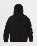 Volcom Big Boys Iconic Stone Pullover Hoodie - Black
