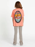 Volcom Girls Truly Stoked BF Tee- Reef Pink