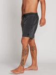 Volcom Mens Center Print Trunks 17" - Black