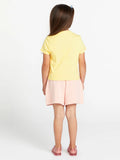 Volcom Girls Have A Clue Tee - Faded Lemon