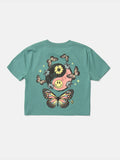 Volcom Girls Pocket Dial Tee- Deep Sea