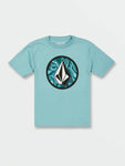Volcom Little Boys Circle Stone Tee- Coastal Blue