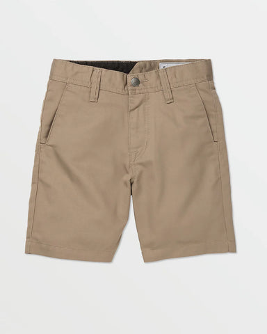 Volcom Little Boys Frickin Chino Shorts - Khaki