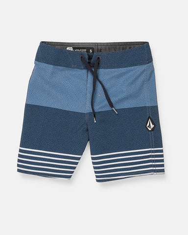 Volcom Little Boys Quarta Mod-Tech Boardshorts-Navy