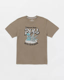 Volcom Mens Budz S/S Tee- Teak