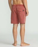 Volcom Mens Center Trunks- Mahogany