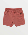 Volcom Mens Center Trunks- Mahogany