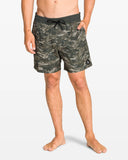 Volcom Mens Lido Print 16" Trunks - Camo