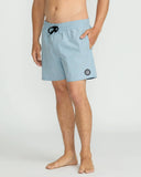 Volcom Mens Lido Solid 16" Trunks - Carolina Blue