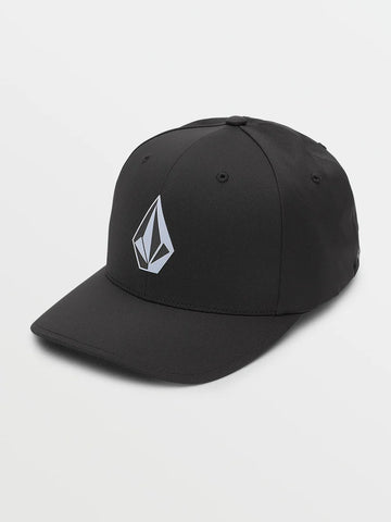 Volcom Mens Stone Tech Flexfit Delta Hat - Black