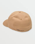 Volcom Mens Stone Tech Flexfit Delta Hat - Dark Khaki