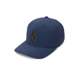 Volcom Mens Stone Tech Flexfit Delta Hats - Navy